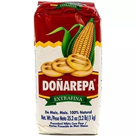 Dona Arepa Precooked White Corn Flour. 35.2 oz