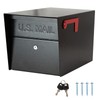 Large Locking Mailbox for Outside, RAINHOL All-Metal Modern Security Mailbox