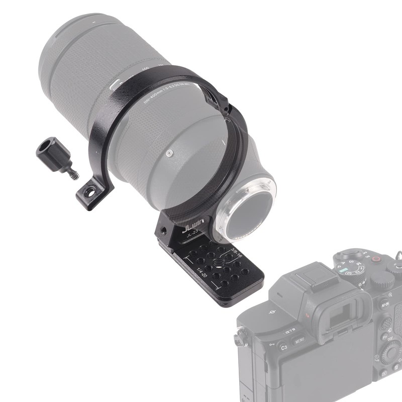 FOTGA Metal Tripod Clamp Tripod Mount Ring Lens Mount for