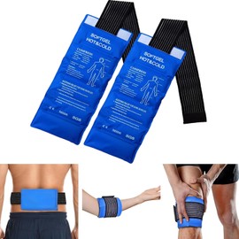 Paquetes de Hielo Médicos, Paquetes de Hielo Deportivos, Paquetes de gel Térmico Grandes, Paquetes de Frío Reutilizables, Paquete de 2