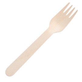Utopia Birch Wood Fork 6.25inch / 16cm, F90211-000000-B01010, Pack of 100