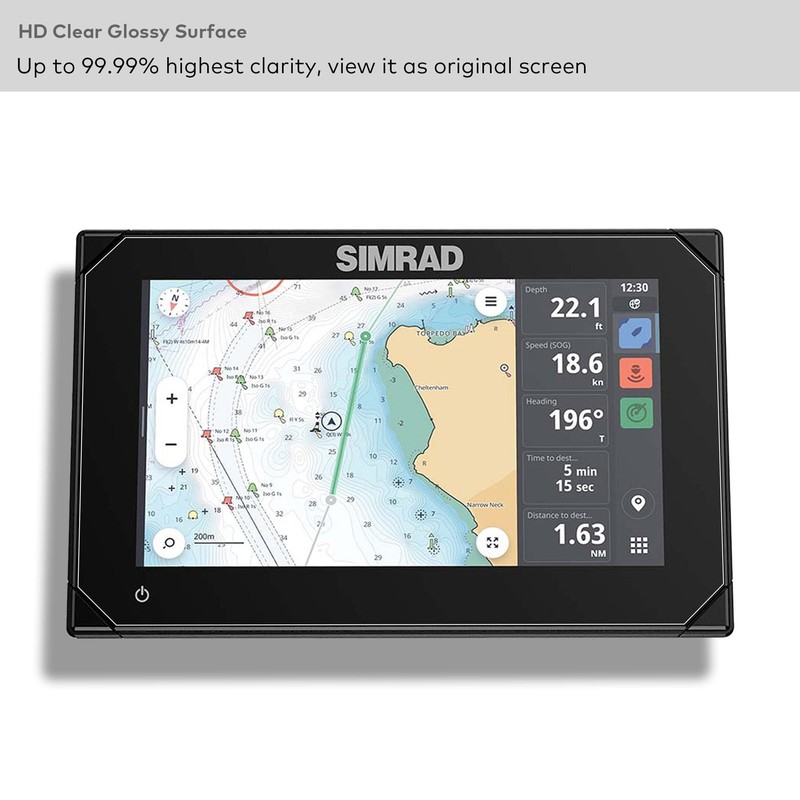 INNOSURE Premium Tempered Glass Screen Protector designed for Simrad NSX