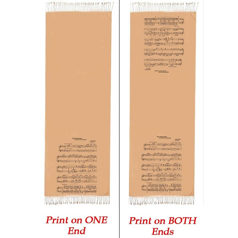 Universal Zone Sheet Music Shawl/Scarf