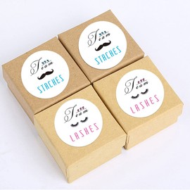 ZLKAPT 60pcs Team Lashes and 60pcs Team Staches Gender Team Circles, Team Boy Team Girl Party Circles, Team Voting Circles Lashes or Staches, Gender Reveal Party Stickers, Baby Shower Voting