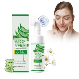Aloe Vera Reinigungsschaum, 100 Ml Schäumender Gesichtsreiniger Gesichtsreinigungsschaum Intense Hydration Mit Bio-Aloe Vera, Porenreiniger & Reinigungsschaum Gesicht Mit Aloe Vera