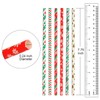 VEYLIN 150 PCS Christmas Paper Straws, Biodegradable Paper Straws for
