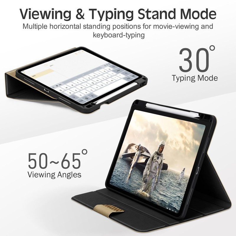 KingBlanc for Air 13-inch Case (M3 2025/M2 2024) with Built-in