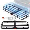 CP-AUTO 2" Trailer Hitch Mount Cargo Basket Luggage 500lbs Rack