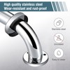 AstraLoom 2 Pack 11.81in/30cm Stainless Steel Bathtub Shower Toilet Safety