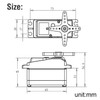 ZOSKAY 80KG Digital Servo 8.4V High Voltage Metal Gear Large