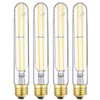 T10 Led Bulb,Dimmable 6W Led Tubular Bulbs, Soft White 3000K,