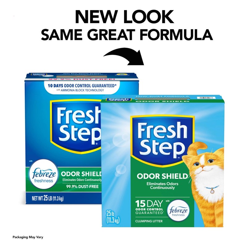 Fresh Step Odor Shield Scented Litter with the Power of