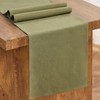 Letjolt Olive Green Table Runner 72 Inches Rustic Farmhouse Table