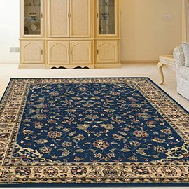 Radici Castello 953 Area Rug, 6'7 X 9'6, Blue