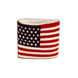 Flaggenfritze Sweatband with USA Flag Motif Set of 2 + Free Sticker