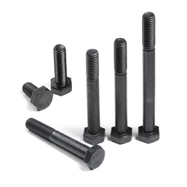 ANSIEDIO M6 Hex Bolt, 12.9 Grade High Tensile Alloy Steel, Outer Hexagonal Screws for Machinery Industry Fastener, (Partial Threaded) M6×65mm,10 pcs
