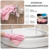 HASTHIP® Rollo de Toallas Microfibra, 50 Paños de Limpieza Reutilizables