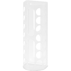 AaH1 Plastic Grocery Bag,Gloves,Toilet,Kitchen roll Holder and Dispenser, Wall Mount or Standing Design, White