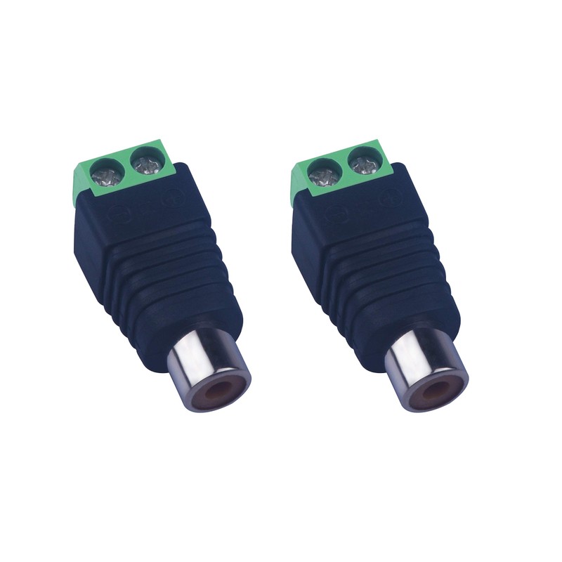 Xwell RCA Female to AV Screw Terminal for Small Audio