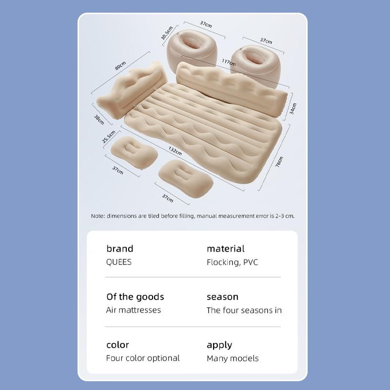 2024 Car Inflatable Bed Split Touring Bed Car Mattress Car