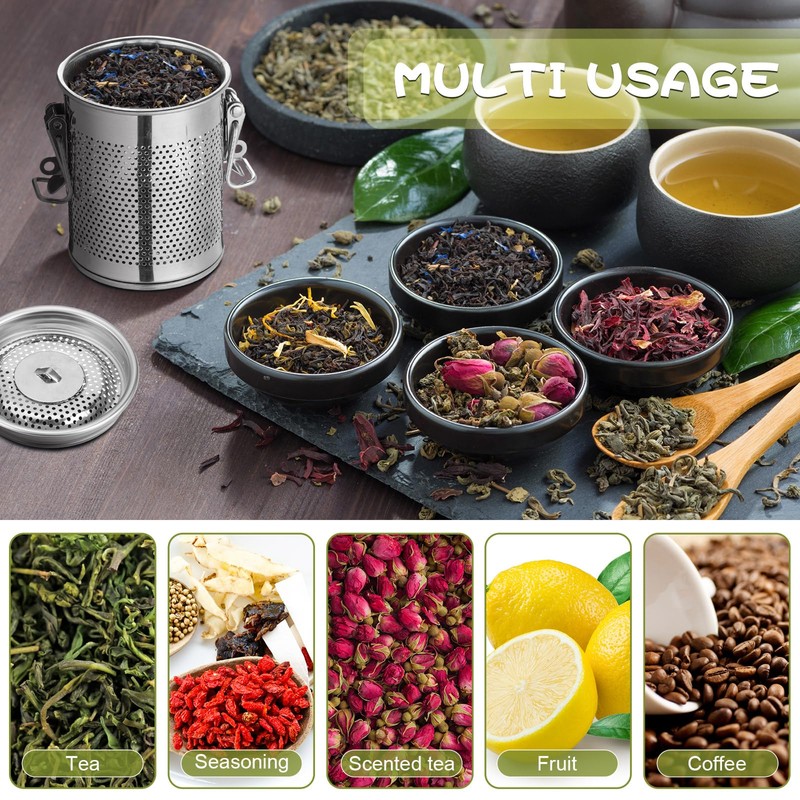 Teenyyou 3 Pcs Large Tea Infuser for Loose Leaf Tea,