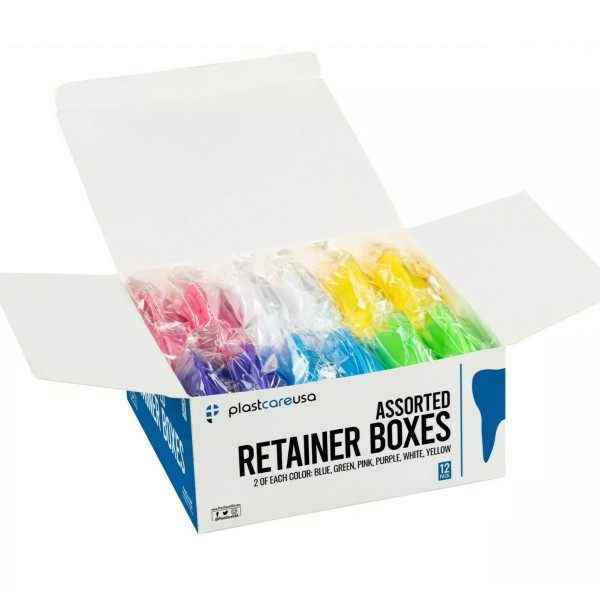 House Brand 240 Sealed Assorted Dental Retainer Boxes Denture Case