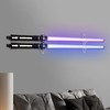 Dfdvye Lightsaber Stand Wall Mount Clear Plexiglass Display Rack Katana