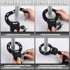 E Scooter Lock, Handcuff Lock with Key & Waterproof Bag,