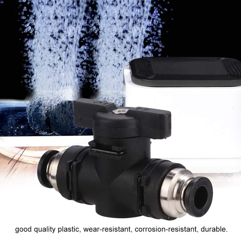 ANKROYU 2-Way Airs Flows Control, Plastic CO2 Regulator Manual On/Off