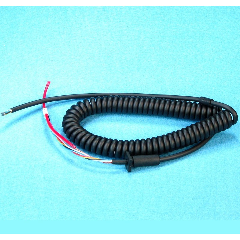 Replacement MIC CORD - 6 wire - 10 Ft Coiled