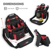 MELOTOUGH Professional Electrician Tool Pouch Bag with Shoulder Strap Tool