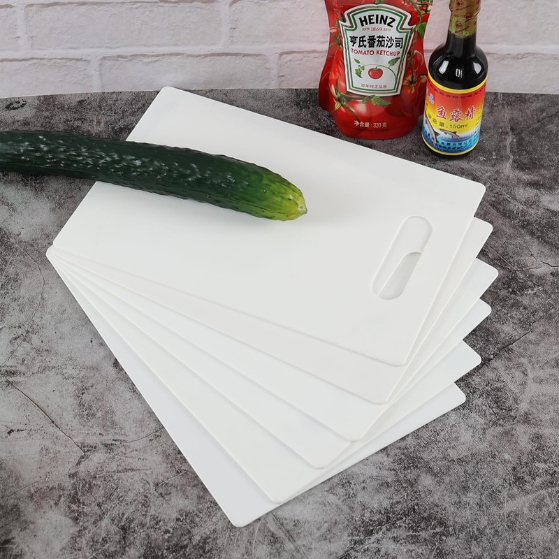 Uumitty Plastic Cutting Board Mat, Kitchen Plastic Chopping Board with
