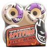 Spitfire Bighead 54mm White W/Purple Skateboard Wheels (Set of 4)