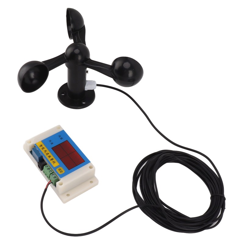 3 Fan Blades Tower Crane Anemometer 3 Blades USB 5V