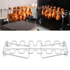 2-Piece Chicken Leg Wings Barbecue Rack Foldable Grill Grate Stainless