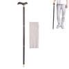 Assembly 3 Sections Wooden Walking Cane Hiking Walking Sticks Hand
