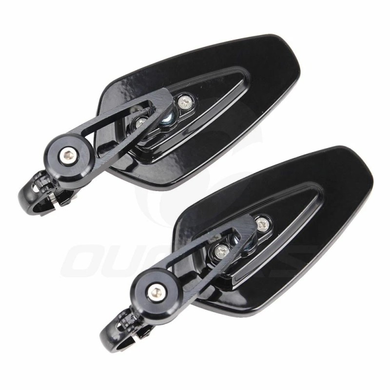 OUMURS Motorcycle 7/8" 22mm Handle Bar End Mirrors For For
