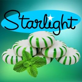 Starlight Spearmint Candy Individually Wrapped (1 Pound) Candy for Holidays, Classroom, Office, Gatherings. Fresh Breath, (1 lb.) Made with real Mint Oil and Natural Spearmint.