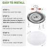 KICORED rv Lights Interior,4.5 inch LED Ceiling Lights, 12V Light