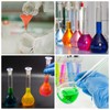 PATIKIL 10ml Female Flask Polypropylene Graduated Volumetric Flask with Plug