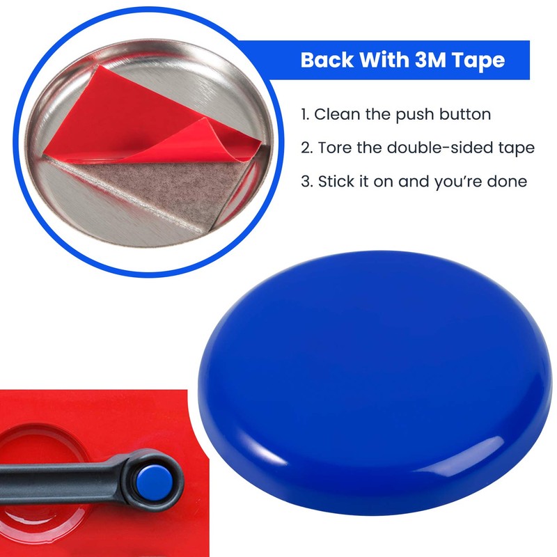 E-cowlboy Grab Handle Inserts Cover+Push Button Knobs Cover Trim for