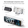 Digital Clock, Clock for Bedroom, Clocks for Living Room Decor,