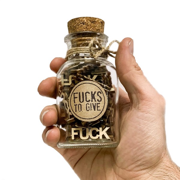 Jar of Fucks (5oz) Gift Jar "Fucks to Give"