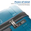 Coolife Luggage Expandable(only 28") Suitcase PC+ABS Spinner Built-In TSA lock