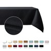 maxmill Rectangle Textured Tablecloth Waterproof Spillproof Wrinkle Free Table Cloth,