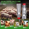 HHNIULI Automatic Pig Nipple Waterer Set with Brass Tank Connectors