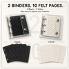 2 Pack Pin Display Binder, Clear PVC Pin Storage Book