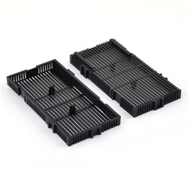 XMHF Aquarium Fish Tank Undergravel Filter Board Air Tube 32pcs Black