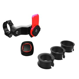 Kisbeibi Bike Phone Mount, Motorcycle Handlebar Phone Mount for Most 4.7 to 7.2 inch Smartphones, Bicycle Accessories, Detachable Bike Phone Mount with Ultra Lock Quick Mount (Black)