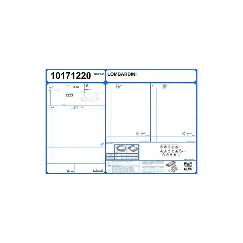 Ajusa 10171220 Gasket, Cylinder Head